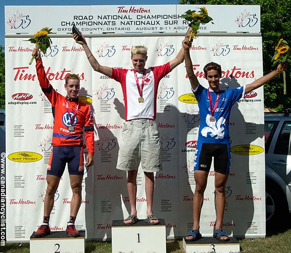 National Road Championships - ITT Podium