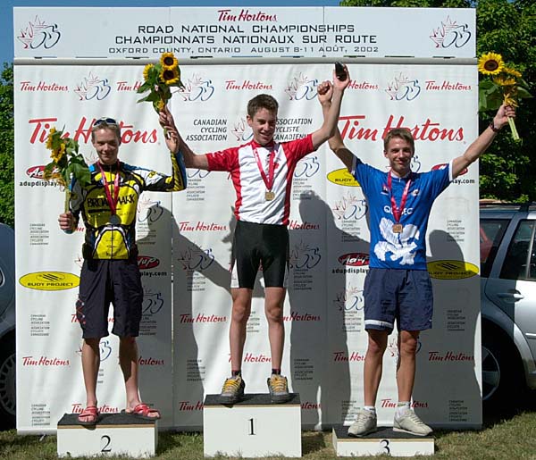 National Road Championships - ITT Podium