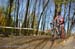 Emily Batty in the downhill shorter sandpit