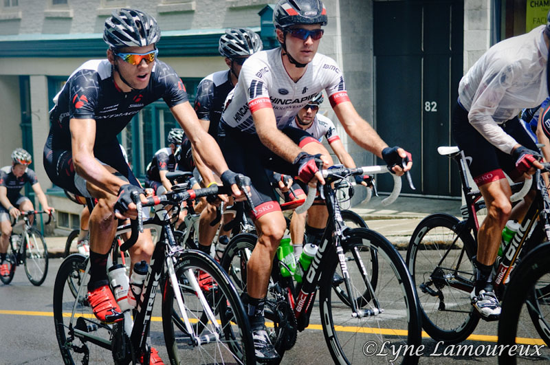 Antoine Duchesne (Bontrager) spent the first laps at the back of