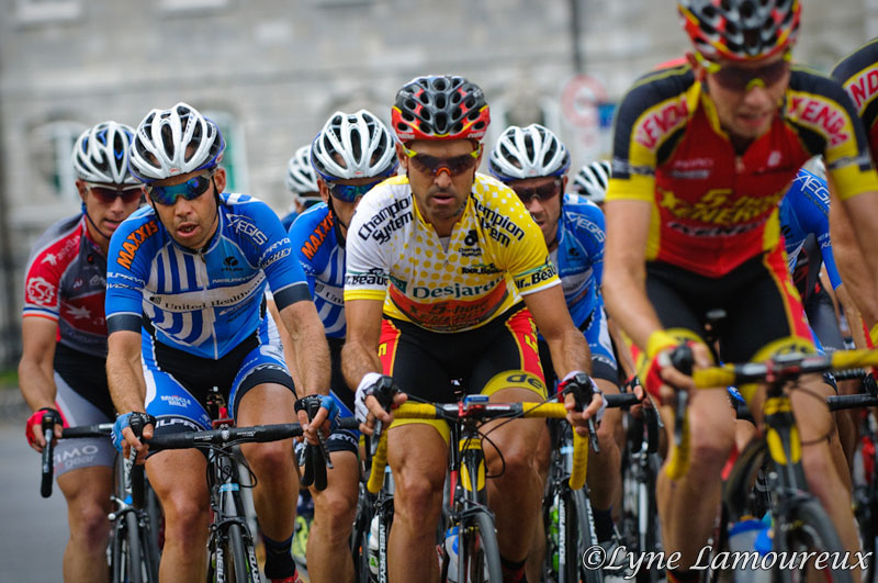 Yellow jersey Francisco Mancebo (5-Hr Energy) was happy with the