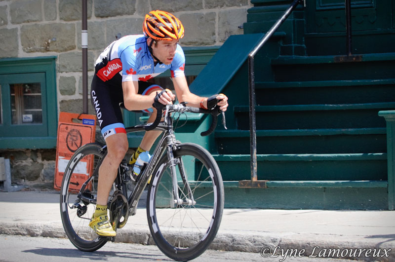 Marsh Cooper attacks right after the climb