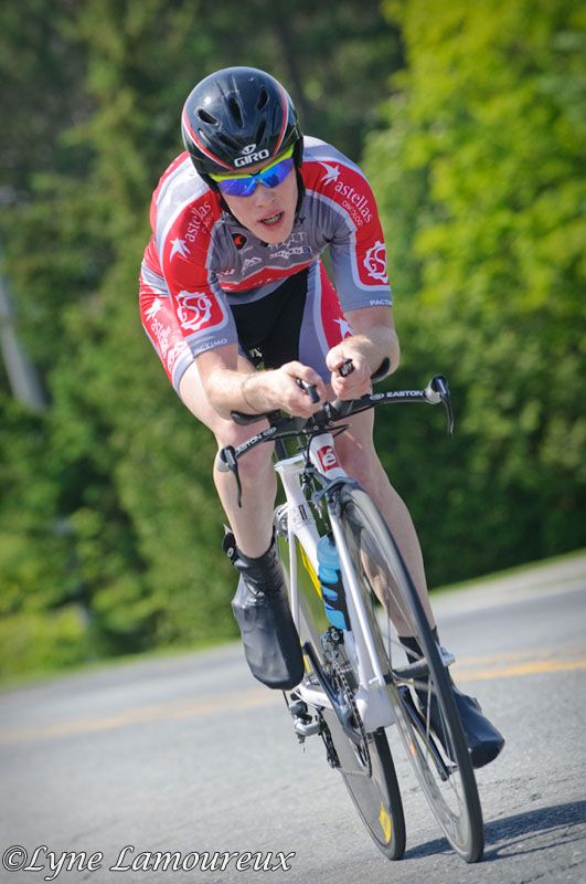 Canadian Ryan Aitcheson on the Astellas Oncology Cycling Team