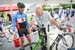 Chrisitan Meier (Canada) gets his TT bike checked