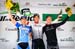 Stage 4 podium: Joey Rosskopf (Hincapie Sportswear) first, Natha