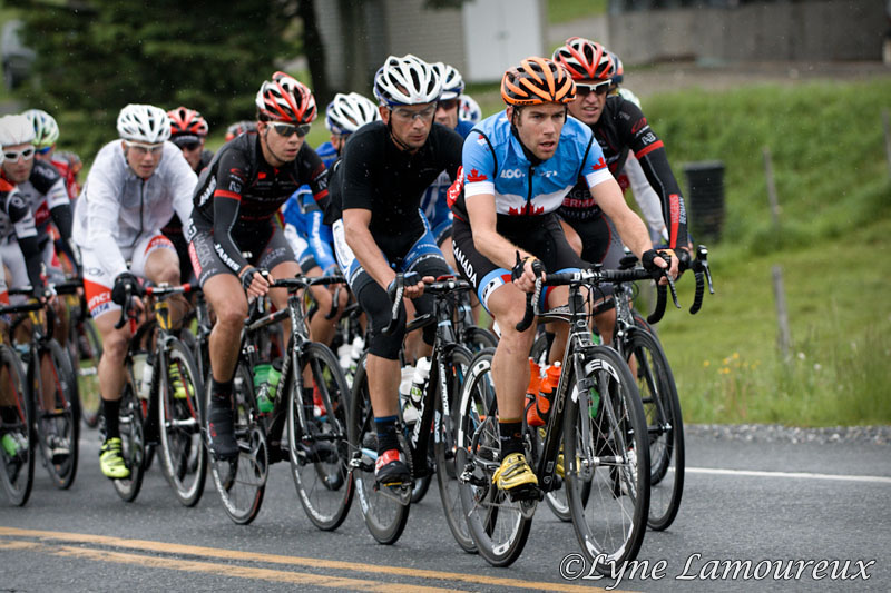 Marsh Cooper (Canada Natinal Team) sets the pace at the front of