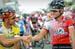 Handshake between Fransico Mancebo )5-Hr Energy) and Nathan Brow