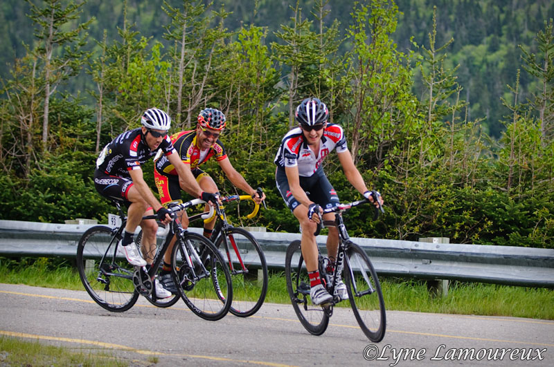 Carter Jones (Bissell), Michael Woods (Garneau-Quebecor) and Fra