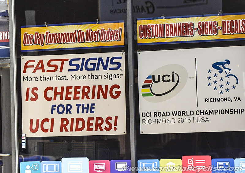 2015 Road World Championships, Richmond VA