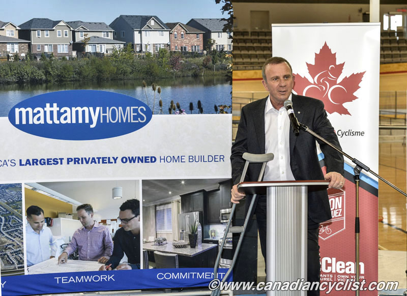 2016 Mattamy sponsorship announcement
