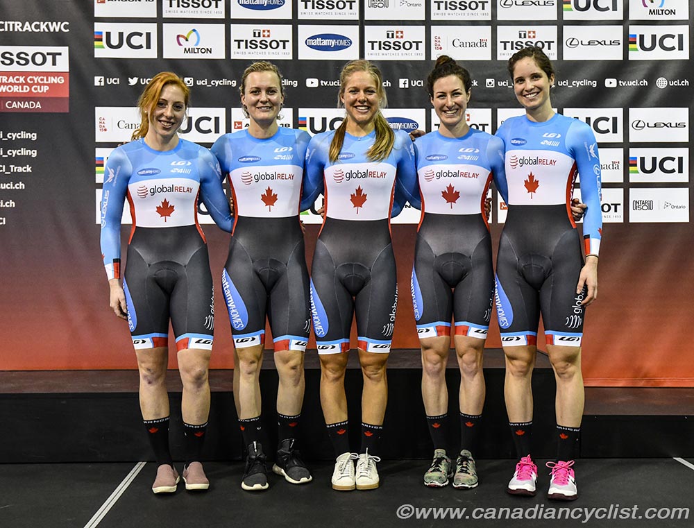 Team Canada, 2017 Track World Cup Milton