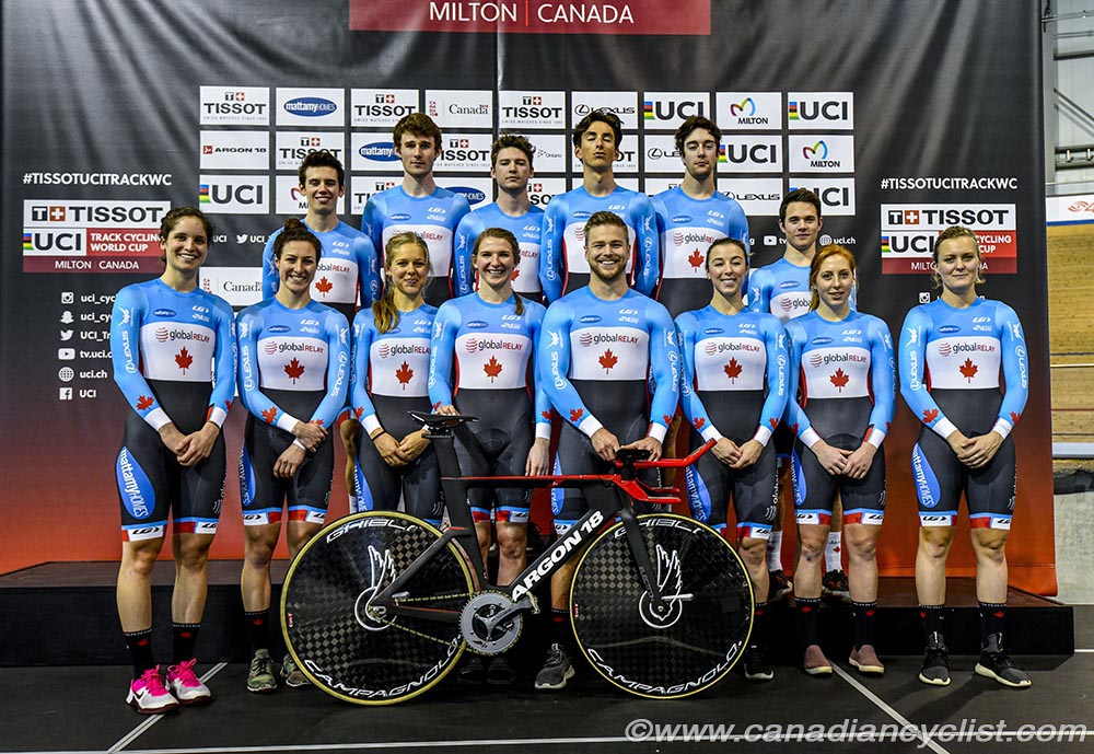 Team Canada, 2017 Track World Cup Milton