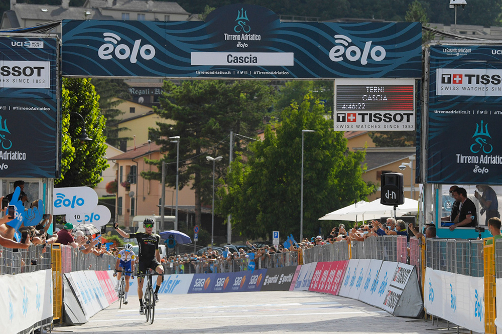 55a edizione Tirreno Adriatico -  da Terni a Cascia - 194 km