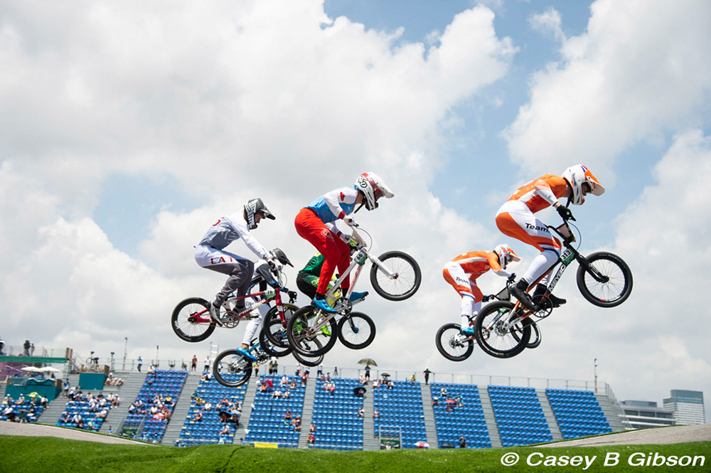 Tokyo 2020 Men's and Women's BMX 1/4 final qualifying