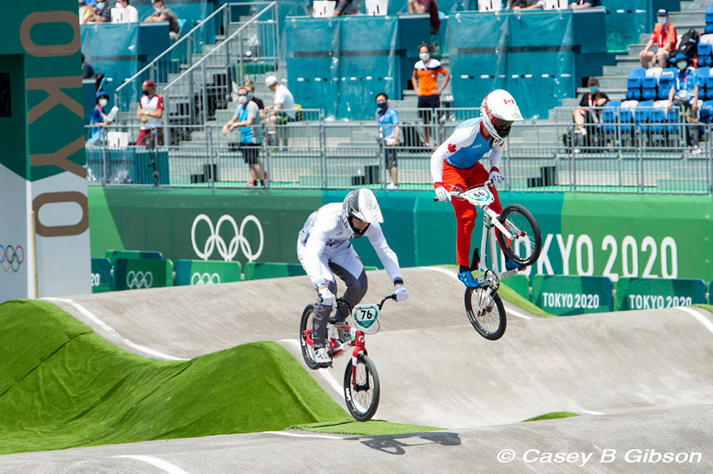 Tokyo 2020 Men's and Women's BMX 1/4 final qualifying