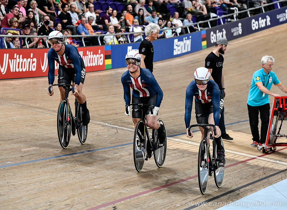 2023 Track World Championships - Women Team Sprint Qualifying
