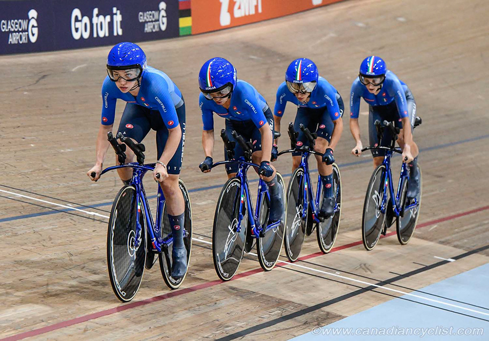 2023 Track World Championships - Women Team Pursuit, Round 1