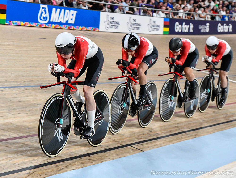 2023 Track World Championships - Women Team Pursuit, Round 1