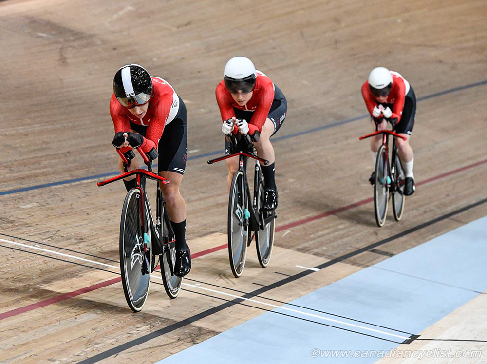 2023 Track World Championships - Women Team Pursuit, Round 1