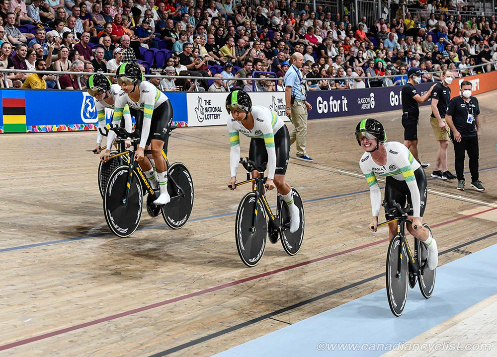 2023 Track World Championships - Women Team Pursuit, Round 1