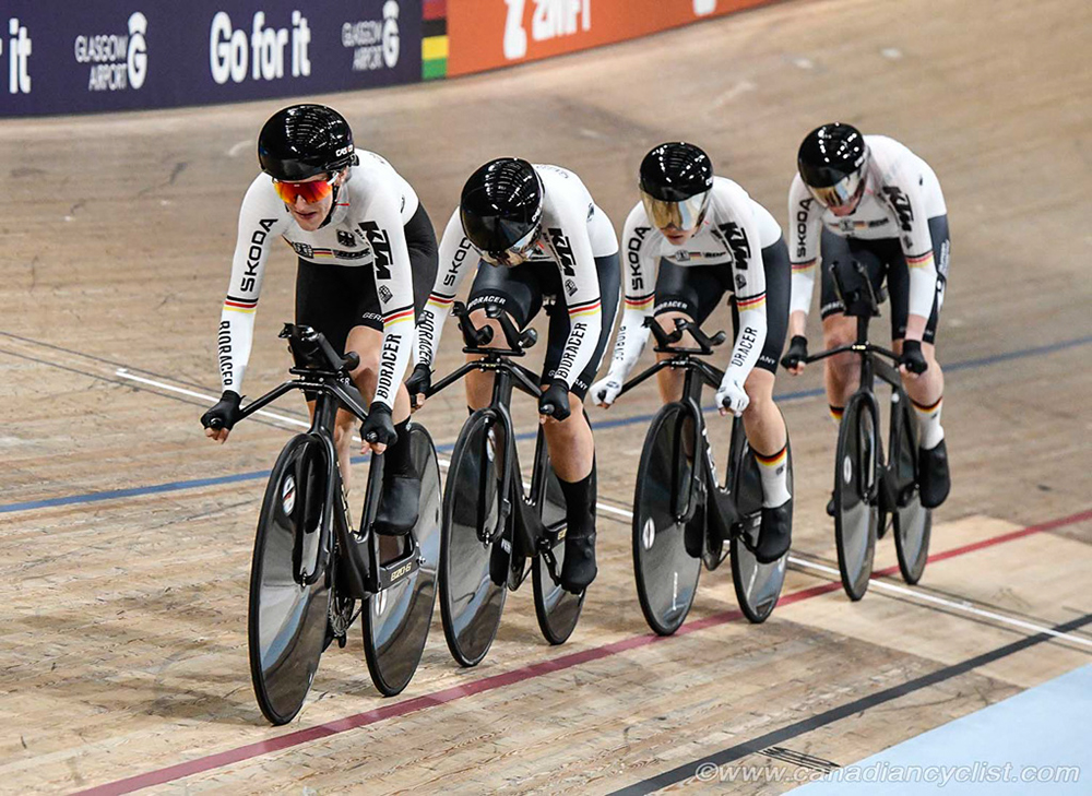 2023 Track World Championships - Women Team Pursuit, Round 1