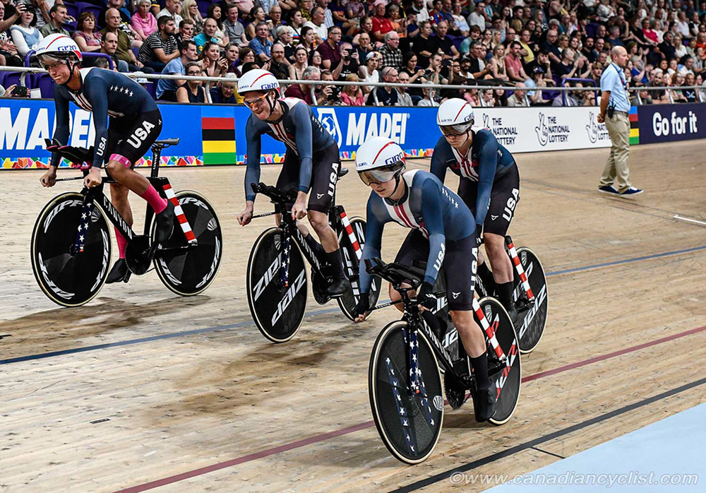 2023 Track World Championships - Women Team Pursuit, Round 1