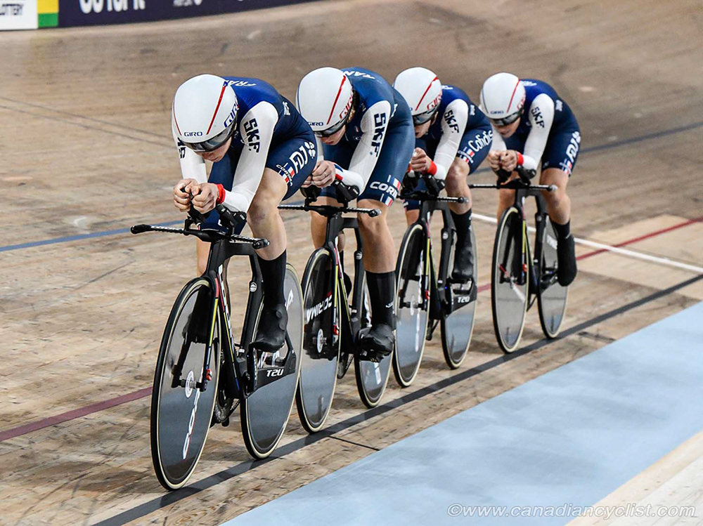 2023 Track World Championships - Women Team Pursuit, Round 1